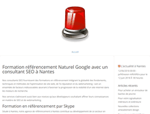 Tablet Screenshot of formation-referencement-nantes.fr
